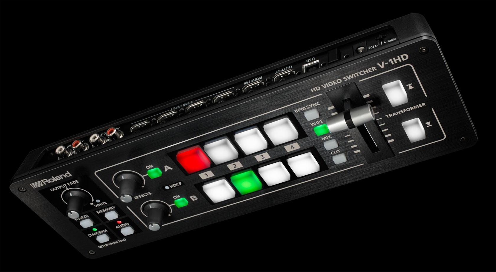 ROLAND V-1HD PORTABLE 4-CHANNEL HD VIDEO SWITCHER - Striv AV